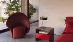 Poltrona con seduta fissa Lilia Flou in Offerta Outlet