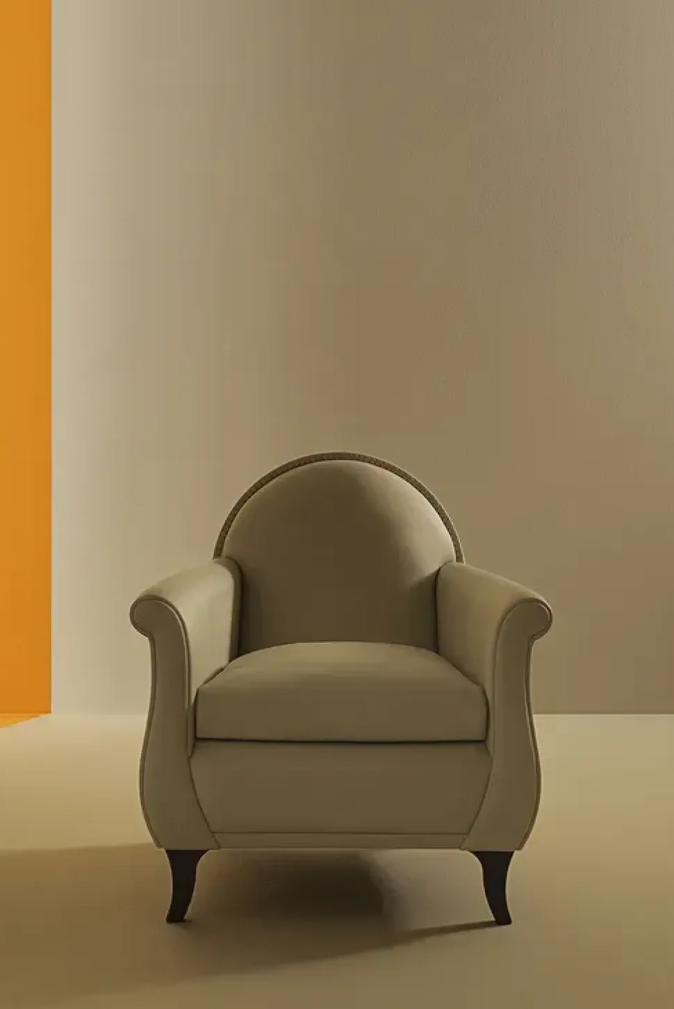 Poltrona con seduta fissa Lyra Poltrona frau a prezzo scontato