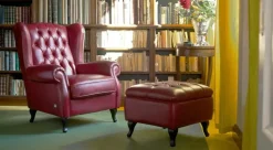 Poltrona con seduta fissa Bergere Doimo salotti a prezzo Outlet