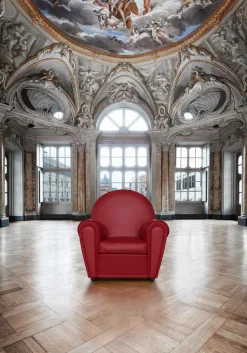 Poltrona con seduta fissa Vanity fair Poltrona frau a prezzo Outlet