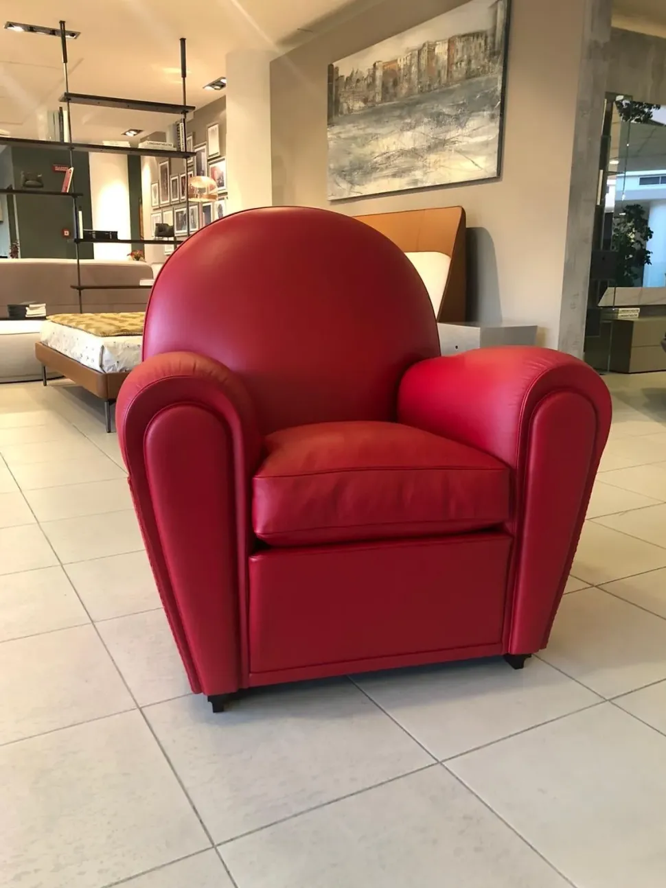 Poltrona con seduta fissa Vanity fair Poltrona frau in Offerta Outlet approfittane ora!