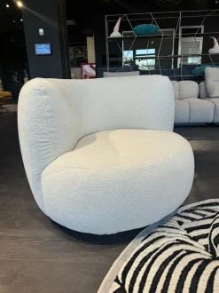 Poltrona Elisa Franco ferri in Tessuto SCONTATA