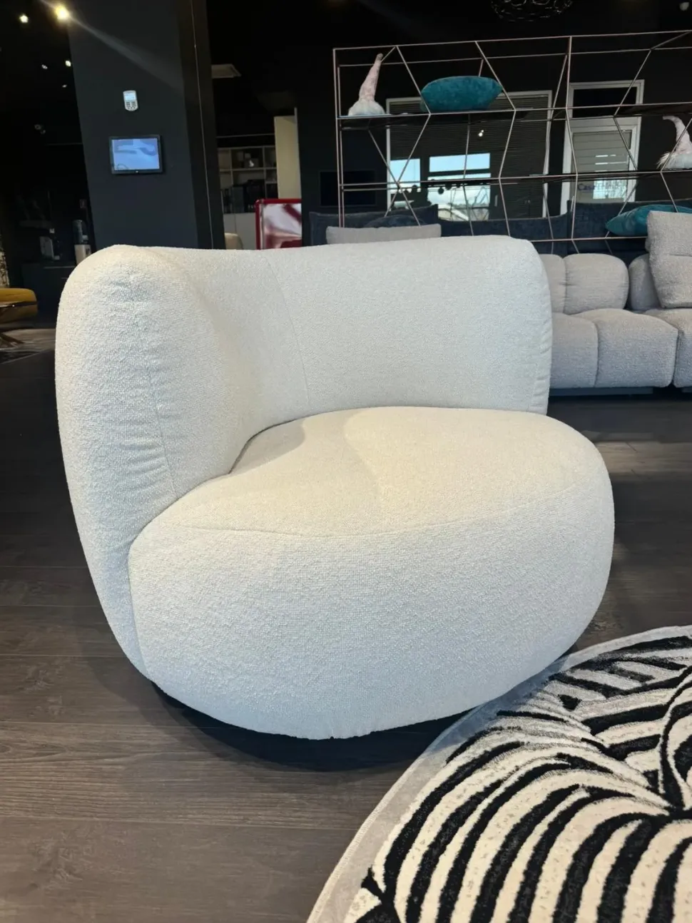 Poltrona Elisa Franco ferri in Tessuto SCONTATA