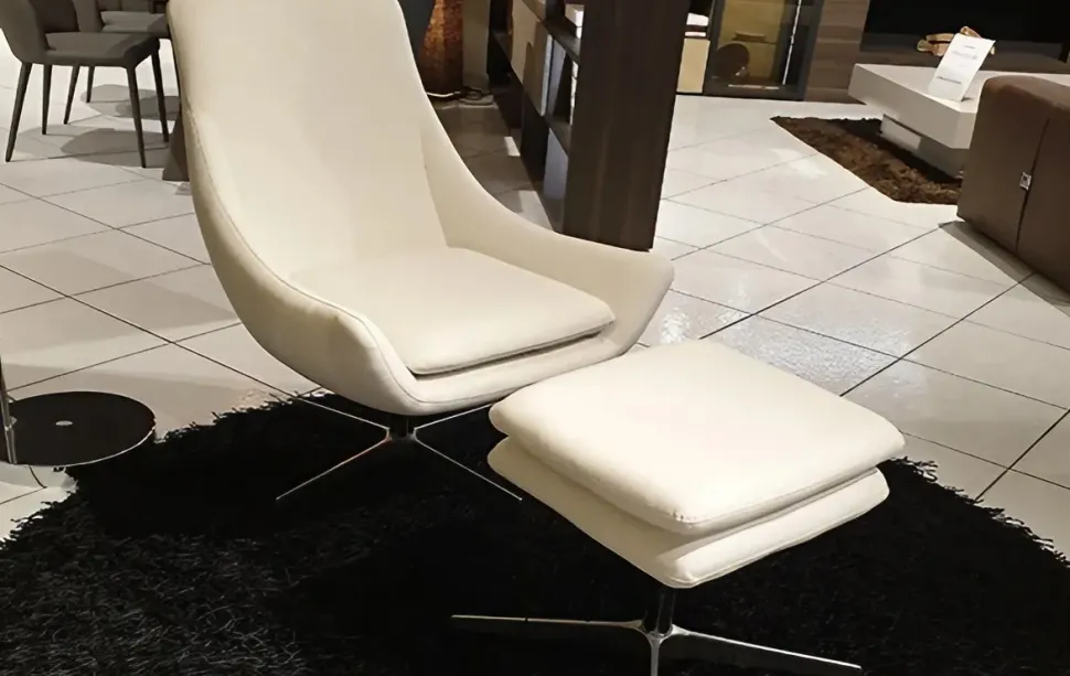 Poltrona in Ecopelle Jeff La casa moderna a prezzo Outlet