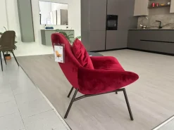 Poltrona in Microfibra Thelma Doimo salotti in Offerta Outlet