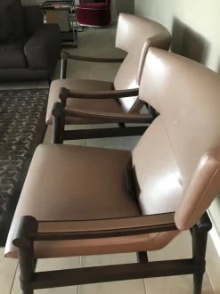 Poltrona in Pelle Trussardi casa a prezzo ribassato