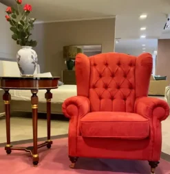 Poltrona in stile classico Berger Artigianale in Offerta Outlet