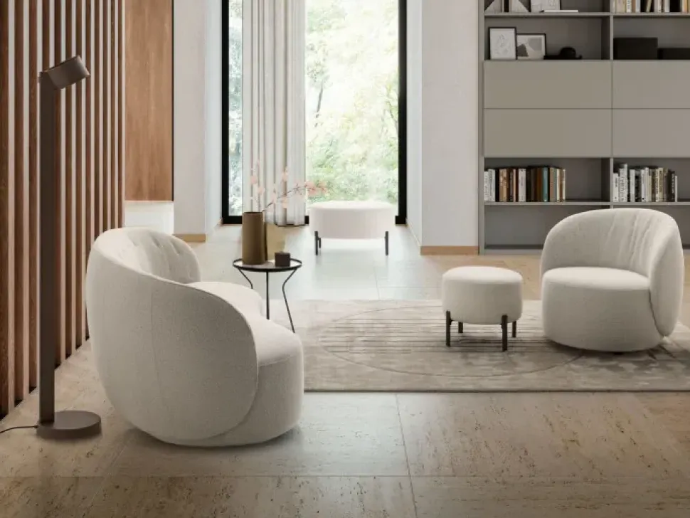 Poltrona in stile design Moby Artigianale in Offerta Outlet