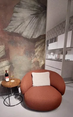 Poltrona in stile design Pacific swivel  Ditre italia in Offerta Outlet