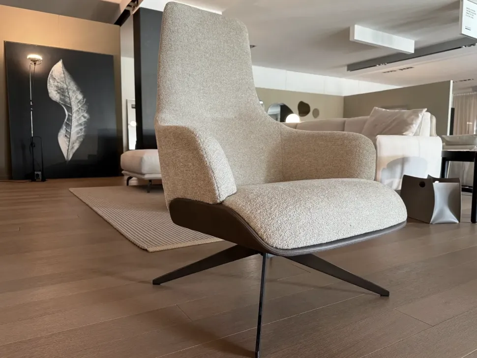 Poltrona in stile moderna Kensington Molteni & c in Offerta Outlet