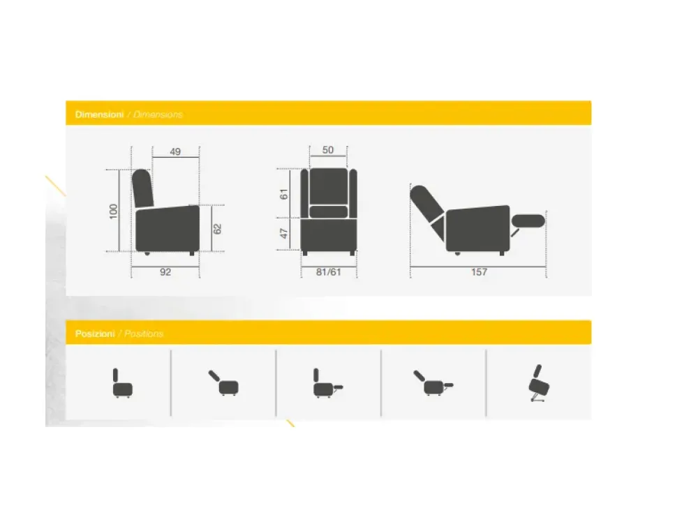 Poltrona in Tessuto K55-2r Ksp italia in Offerta Outlet