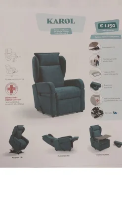 Poltrona in Tessuto Multipla Vitarelax a prezzo Outlet