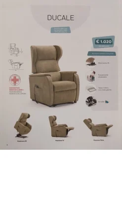 Poltrona in Tessuto Multipla Vitarelax a prezzo Outlet