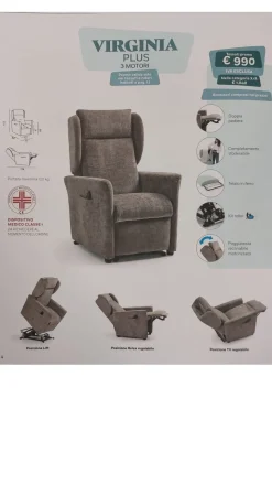 Poltrona in Tessuto Multipla Vitarelax a prezzo Outlet