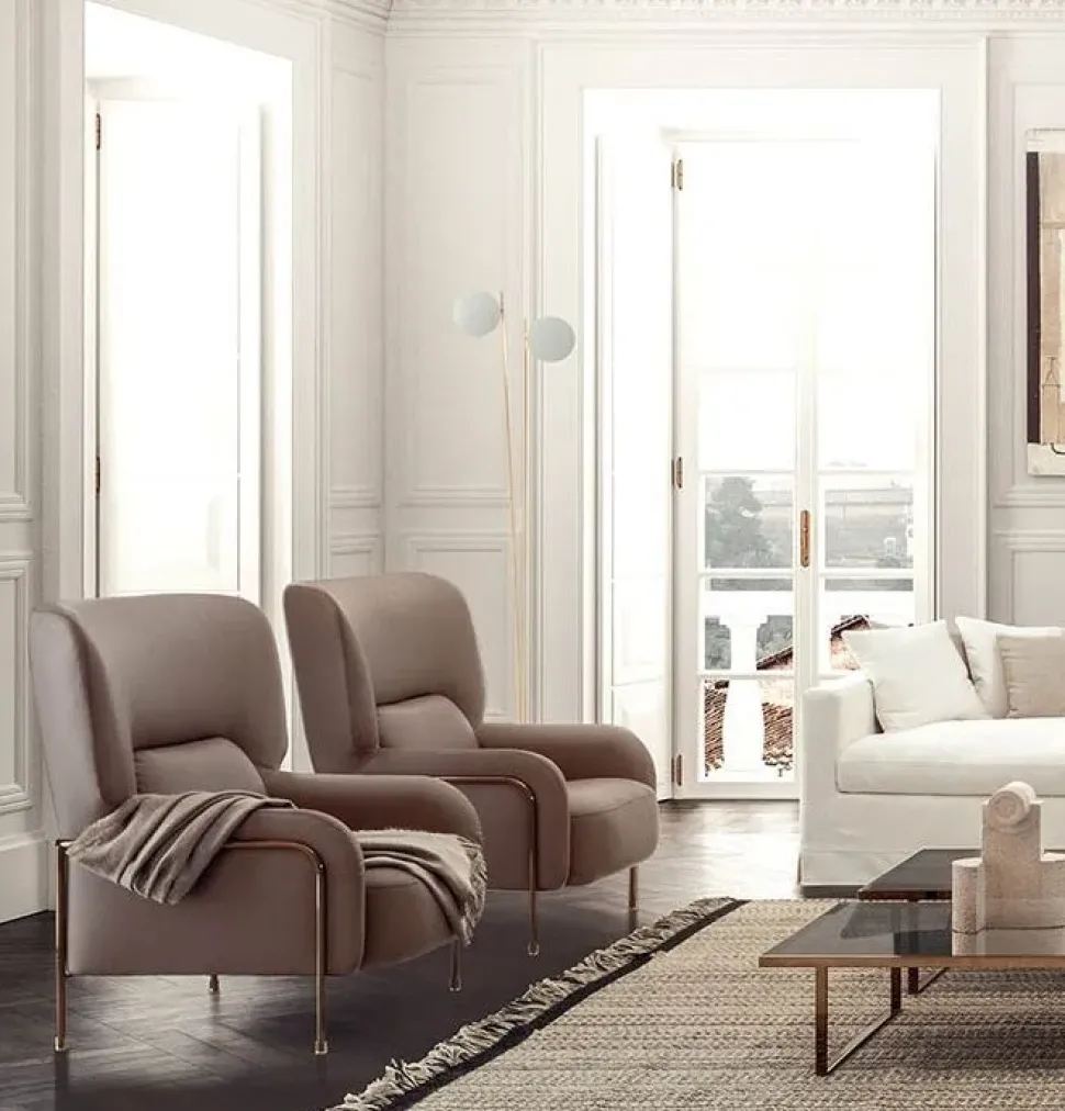 Poltrona in Tessuto Platea Pianca a prezzo scontato