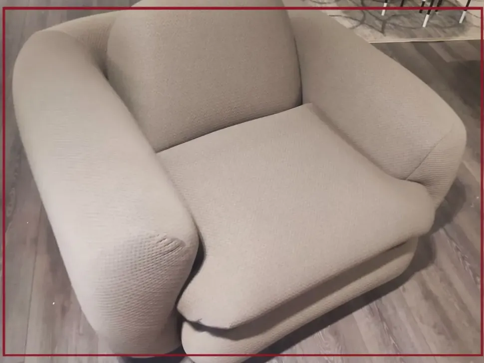 Poltrona in Tessuto Poltrona dienne curvi Dienne salotti a prezzo Outlet