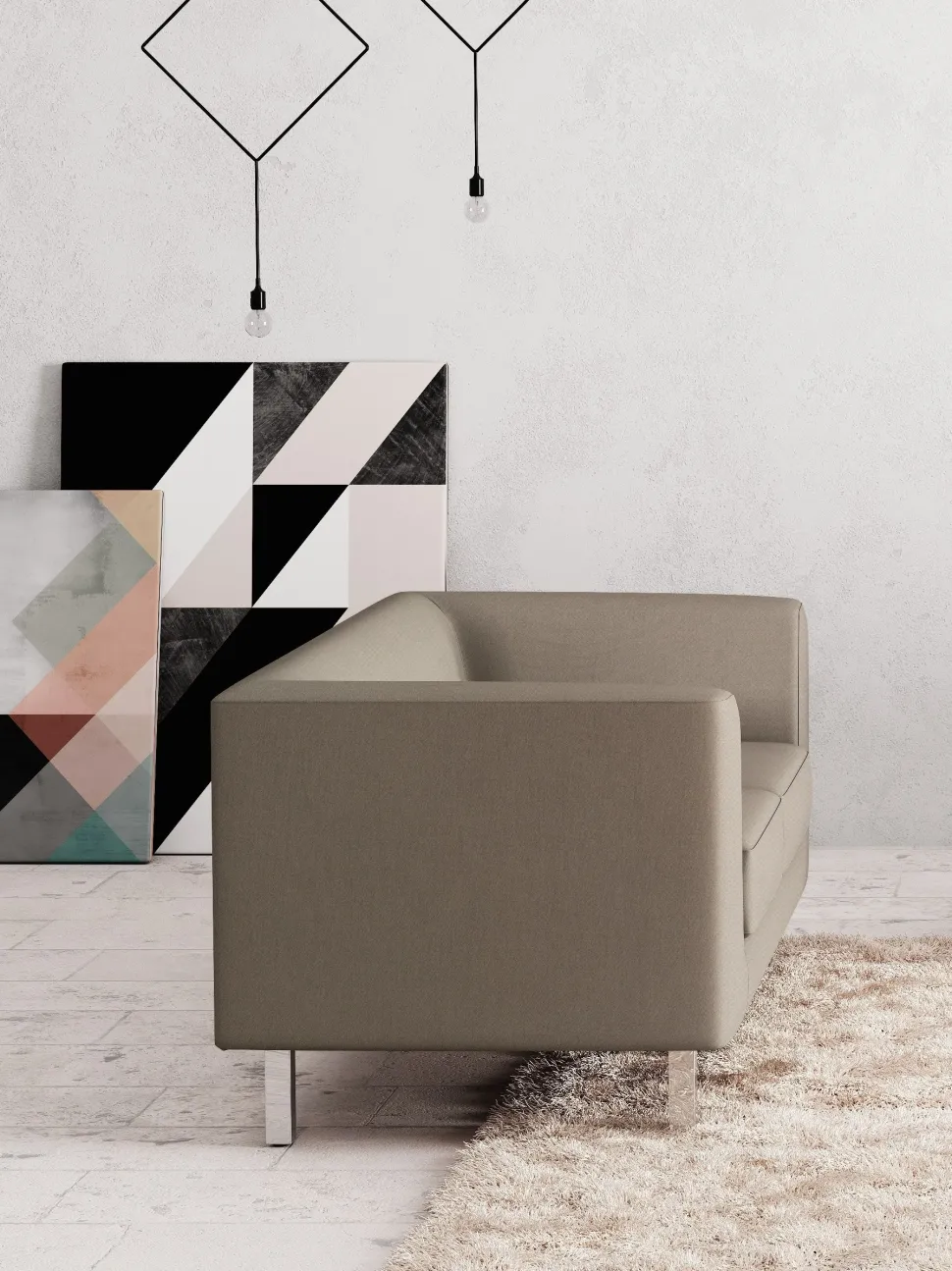 Poltrona in Tessuto Set - composizione 2 divani Las mobili a prezzo scontato