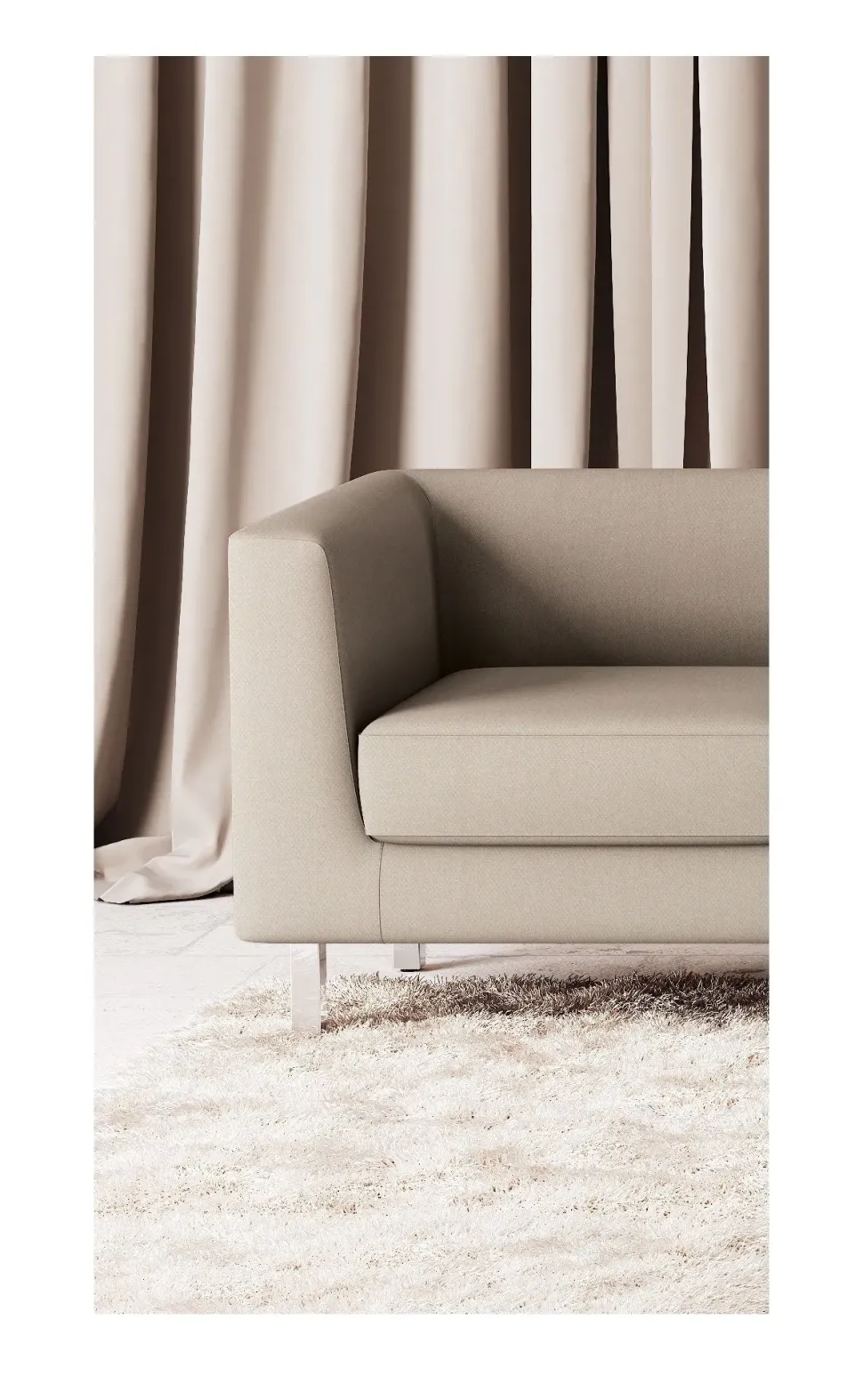 Poltrona in Tessuto Set - composizione 2 divani Las mobili a prezzo scontato