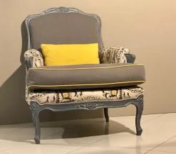 Poltrona in Tessuto Tiglio Tre ci salotti