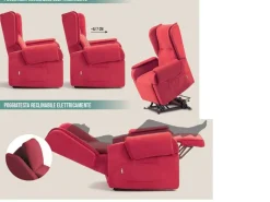 Poltrona Isabel con movimento relax a marchio Benessere relax con uno sconto esclusivo