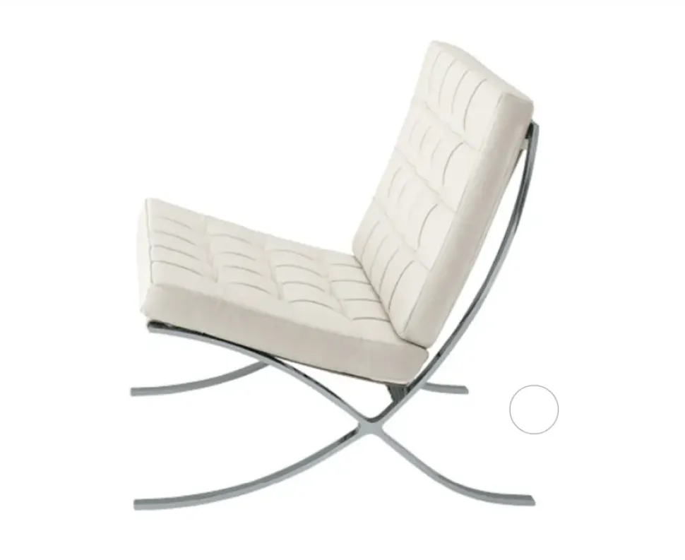 Poltrona Mies van der rohe Artigianale in Tessuto SCONTATA