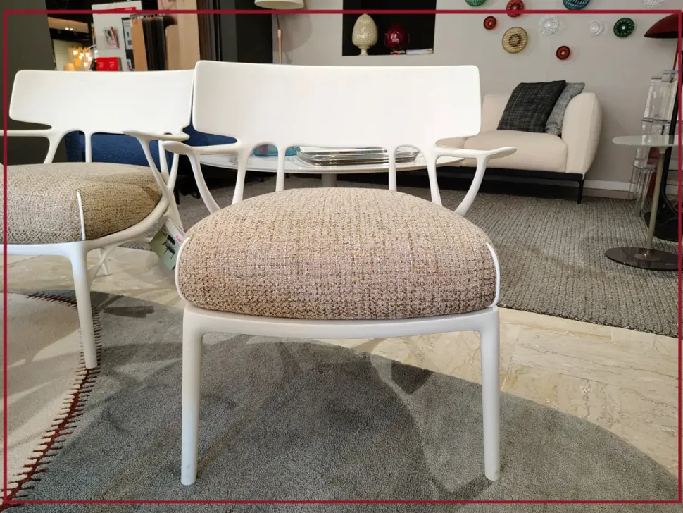 Poltrona modello A.i. lounge texture Kartell ad un prezzo imperdibile