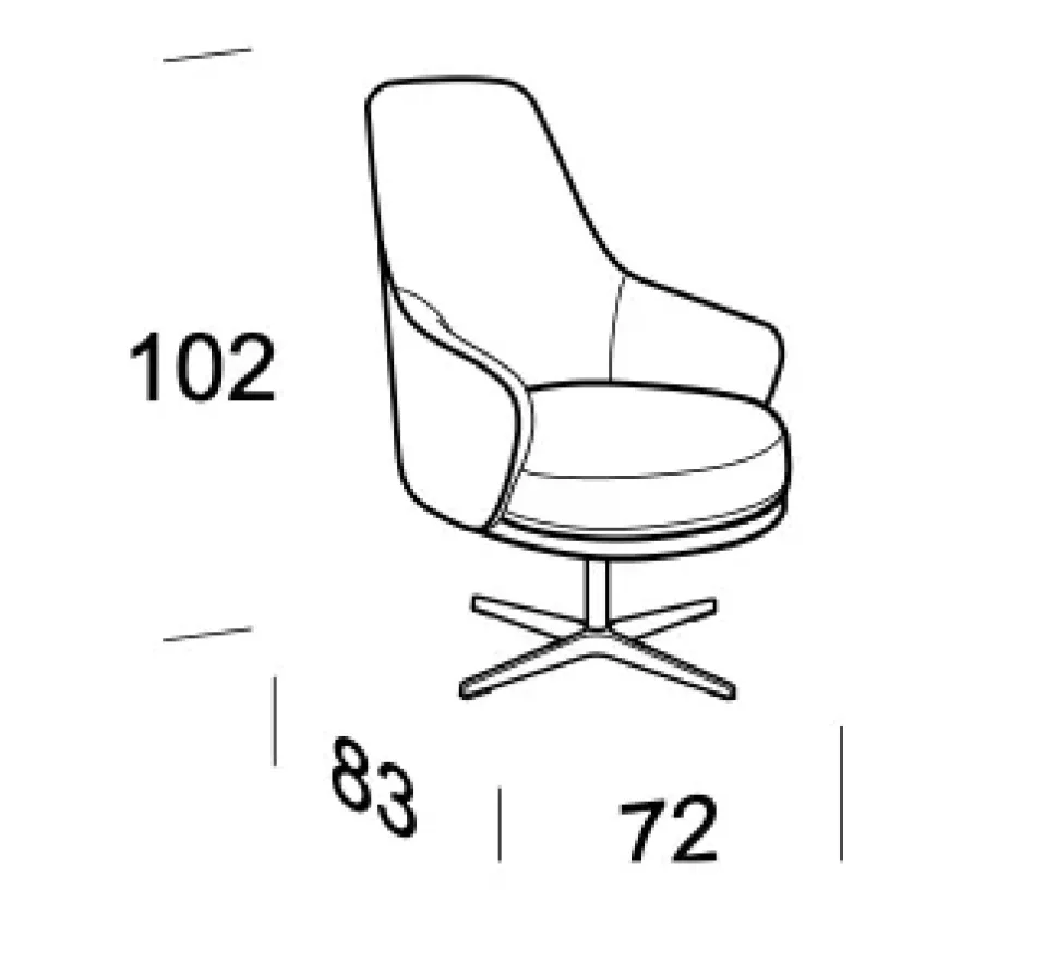 Poltrona modello Amy Collezione esclusiva a prezzi outlet