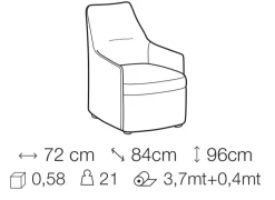 Poltrona modello Bangkok Le comfort con forte sconto