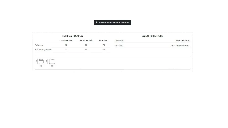 Poltrona modello Gipsy Divanidea con forte sconto