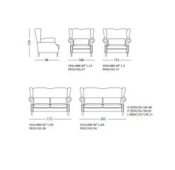 Poltrona modello Poltrona piuma doppio strato cortina Md work ad un prezzo imperdibile