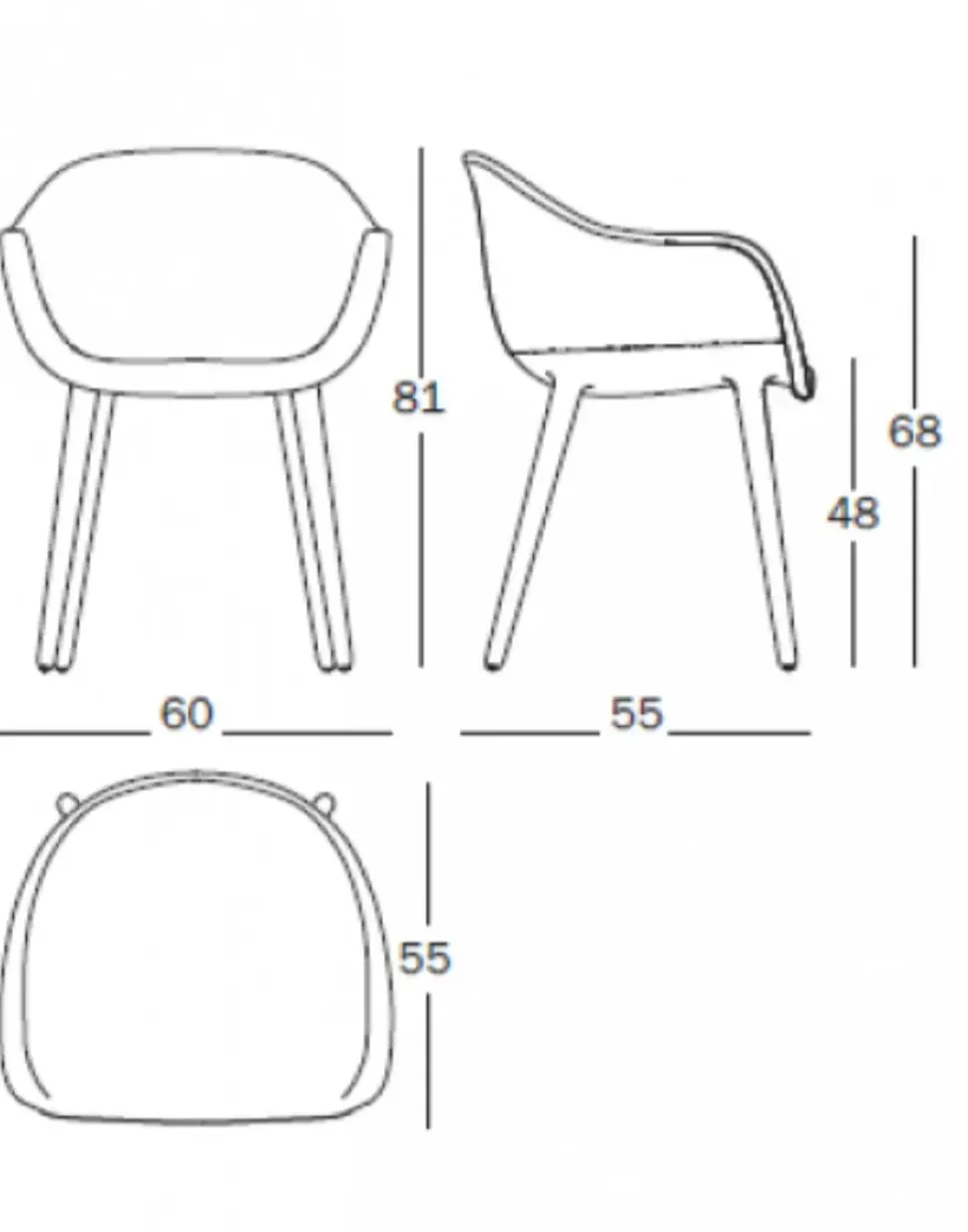 Poltrona modello Poltroncina cyborg lady azzurra magis Magis ad un prezzo vantaggioso