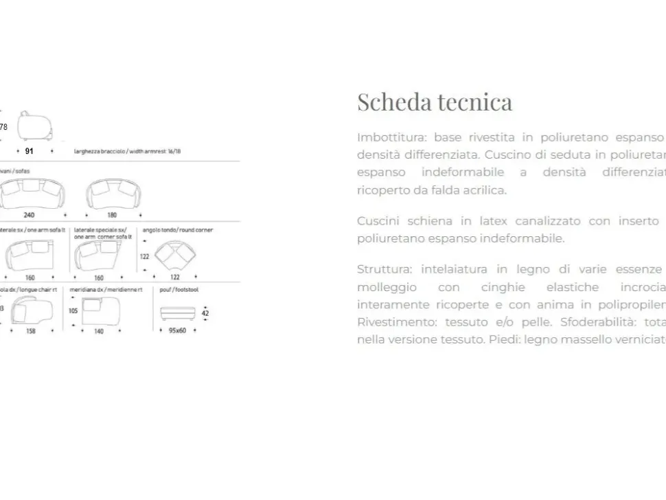 Poltrona modello Tolomeo Divanidea ad un prezzo conveniente