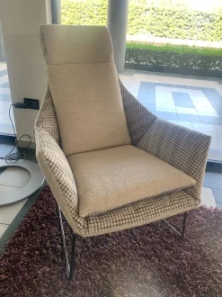 Poltrona New york bergère Saba in Tessuto SCONTATA