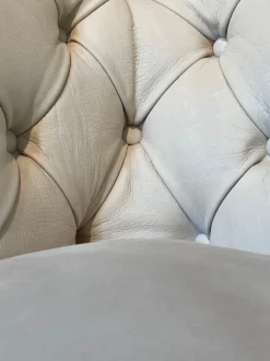 Poltrona pelle in misto piuma  Calia in Offerta Outlet