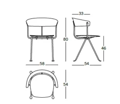 Poltrona Poltroncina lowchair in pelle magis Magis in Pelle SCONTATA