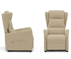 Poltrona relax Con movimento relax Velvet Mottes selection in Offerta Outlet