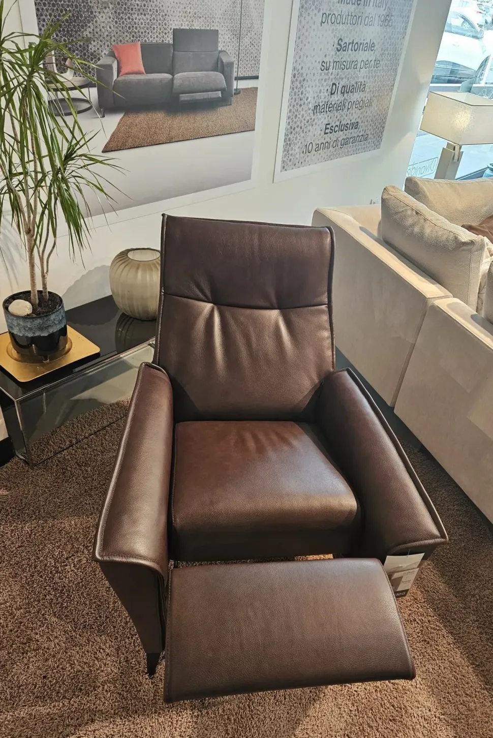 Poltrona relax Con movimento relax Petra Divanidea in Offerta Outlet