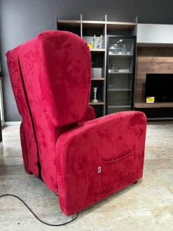 Poltrona relax in Microfibra Loretta Poltromot salotti scontata