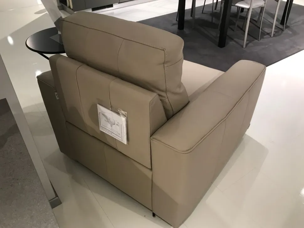 Poltrona relax in Pelle Brando Calia scontata