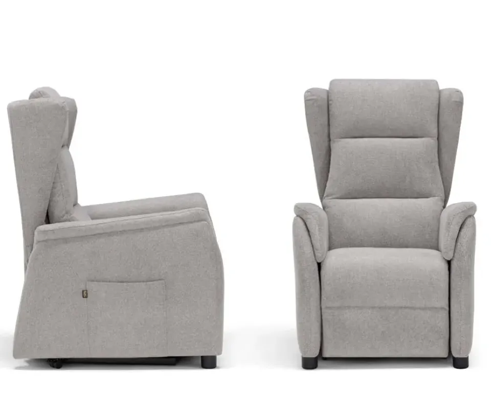 Poltrona relax in Tessuto Denim Mottes selection in Offerta Outlet