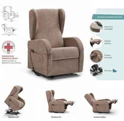 Poltrona relax in Tessuto Anna plus Vitarelax in offerta