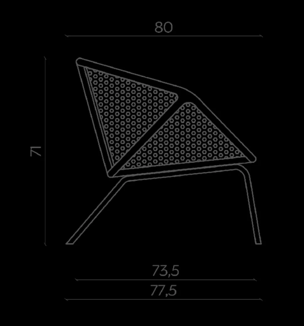 Poltroncina Colony Con seduta fissa Miniforms con forte sconto