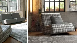 Poltroncina Dondolami Con seduta fissa Doimo salotti a prezzi outlet