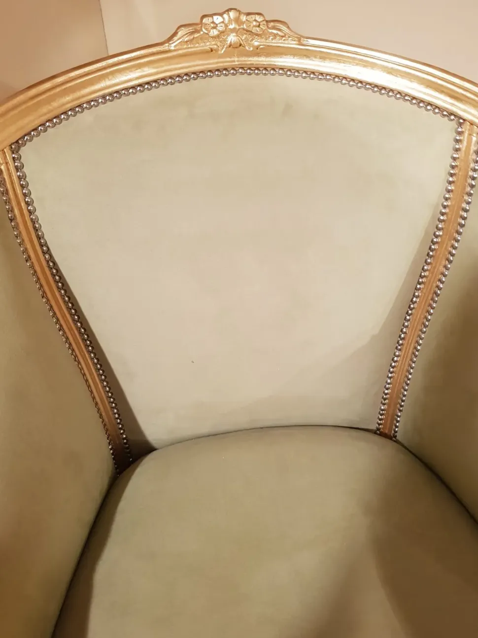 Poltroncina in stile barocco modello Sissi Zilio a prezzo scontato