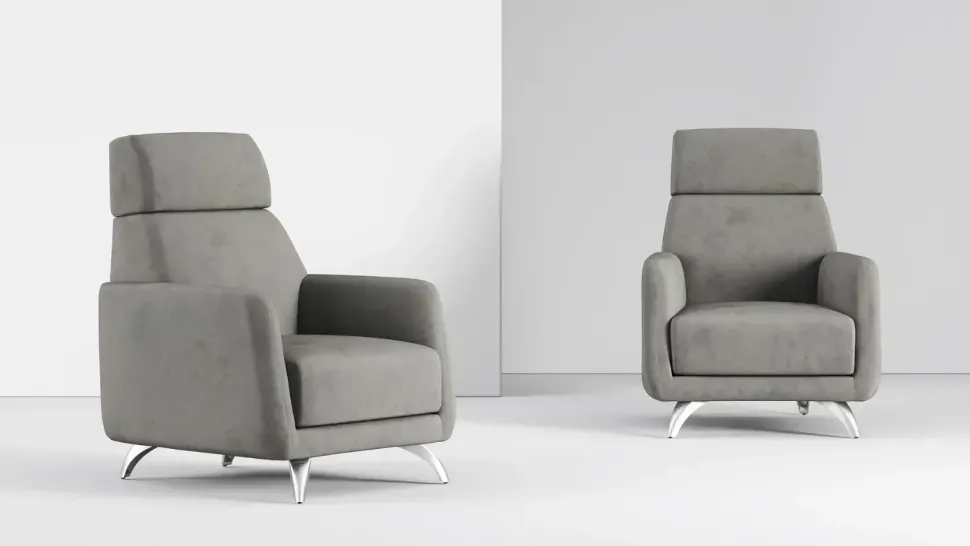 Poltroncina in stile design modello Isabel Doimo salotti a prezzo scontato