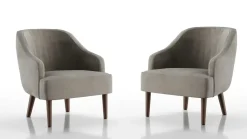 Poltroncina Miranda Con seduta fissa Doimo salotti con forte sconto