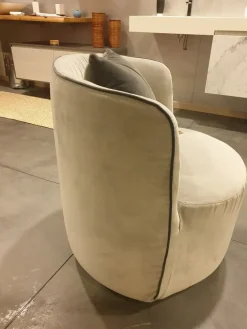 Poltroncina modello Chloe Ditre italia in Microfibra a prezzo Outlet