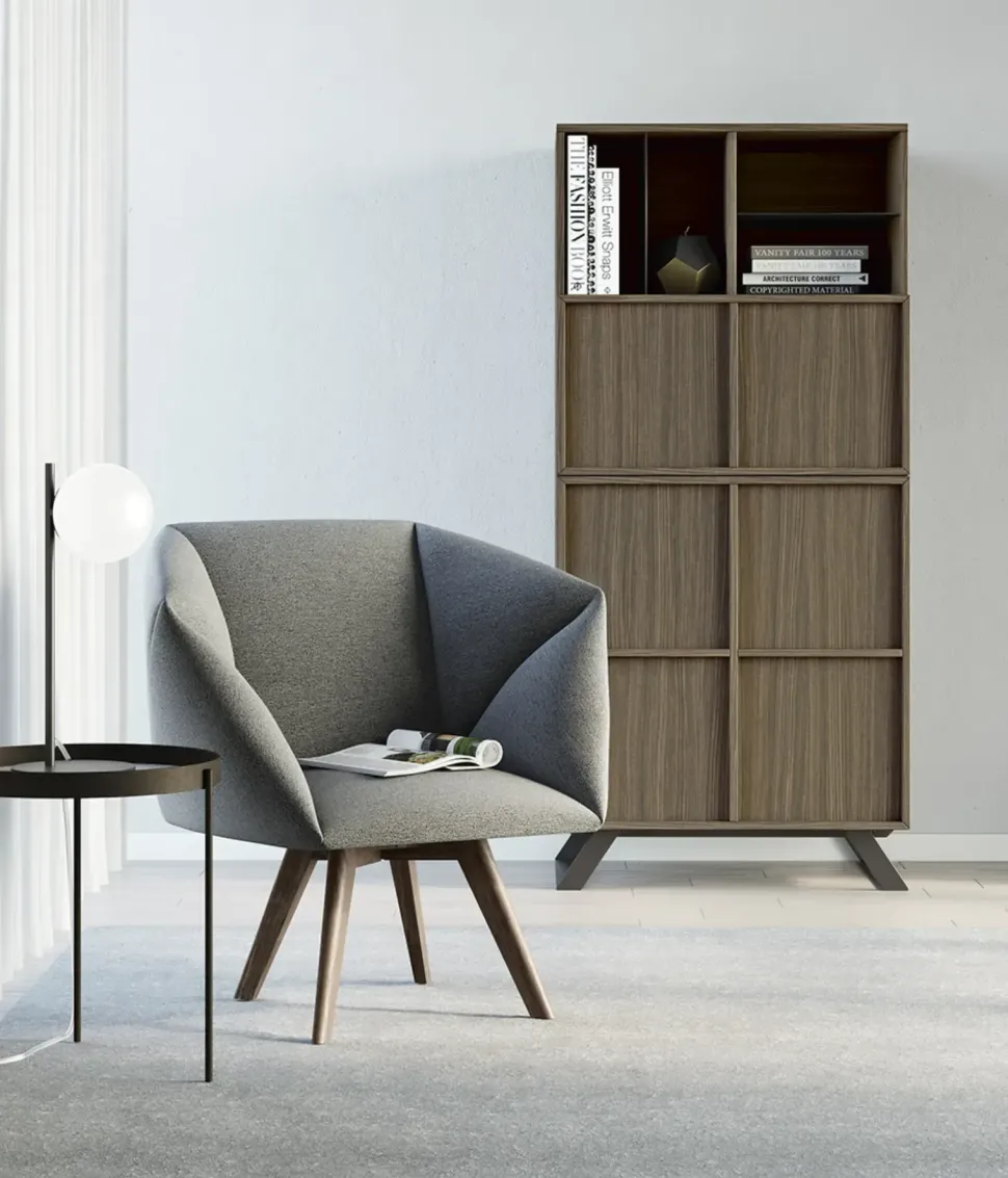 Poltroncina modello Jessica Doimo salotti in Tessuto a prezzo Outlet