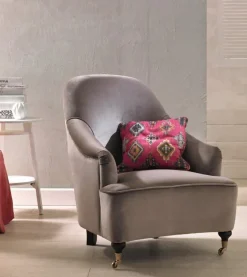 Poltroncina Poltroncina memory velluto a marchio Md work SCONTATA