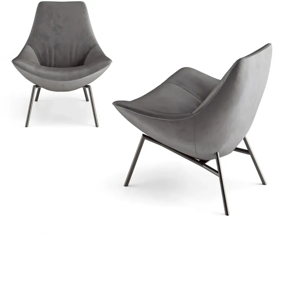 Poltroncina Thelma Con seduta fissa a marchio Doimo salotti in Offerta Outlet